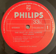 Load image into Gallery viewer, Nina Simone : The Best Of Nina Simone (LP, Comp)