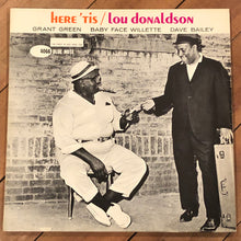Load image into Gallery viewer, Lou Donaldson : Here 'Tis (LP, Album, Mono, Wes)