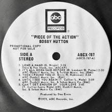 Load image into Gallery viewer, Bobby Hutton : Piece Of The Action (LP, Album, Promo)