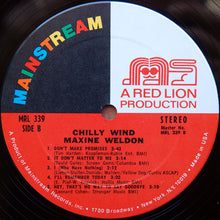 Load image into Gallery viewer, Maxine Weldon : Chilly Wind (LP, Album, Pit)