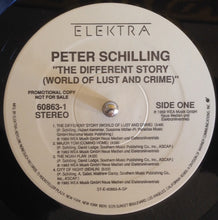 Load image into Gallery viewer, Peter Schilling : The Different Story (World Of Lust And Crime) (LP, Comp, Promo)