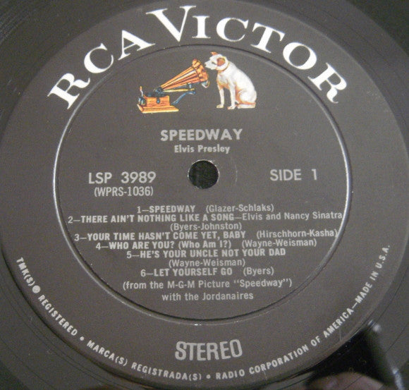 Orders Elvis Speedway Album