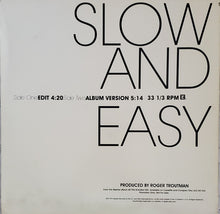 Load image into Gallery viewer, Zapp & Roger : Slow And Easy (12", Promo)