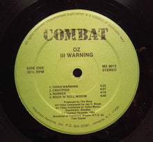 Load image into Gallery viewer, Oz (15) : III Warning (LP, Album)