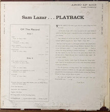 Load image into Gallery viewer, Sam Lazar Trio : Playback (LP)