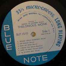 Load image into Gallery viewer, Thelonious Monk : Genius Of Modern Music (Volume One) (LP, Comp, Mono, RM)