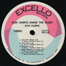 Load image into Gallery viewer, Slim Harpo : Slim Harpo Knew The Blues (LP, Comp)