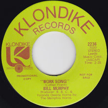 Load image into Gallery viewer, William Murphy : Work Song (7", Promo)