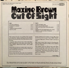 Load image into Gallery viewer, Maxine Brown : Out Of Sight (LP, Album, Pit)