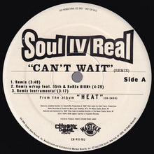 Load image into Gallery viewer, Soul For Real : Can't Wait Remix (12", Promo)