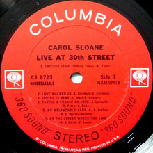 Load image into Gallery viewer, Carol Sloane : Live At 30th Street (LP, Album)