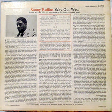 Load image into Gallery viewer, Sonny Rollins : Way Out West (LP, Album, Mono)