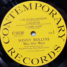 Load image into Gallery viewer, Sonny Rollins : Way Out West (LP, Album, Mono)