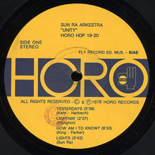Load image into Gallery viewer, The Sun Ra Arkestra : Unity (2xLP, Album, Yel)