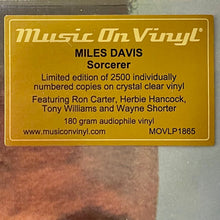 Load image into Gallery viewer, Miles Davis : Sorcerer (LP, Album, Ltd, Num, RE, Cry)