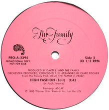 Load image into Gallery viewer, The Family (2) : High Fashion (12", Promo)