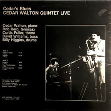 Load image into Gallery viewer, Cedar Walton Quintet : Cedar's Blues: Cedar Walton Quintet Live (LP, Album)