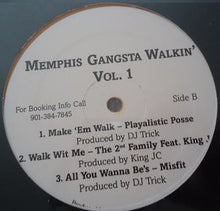 Load image into Gallery viewer, Various : Memphis Gangsta Walkin' Vol. 1 (12", Promo, Gol)