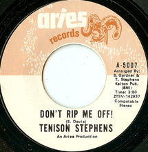 Load image into Gallery viewer, Tennyson Stephens : Don't Rip Me Off! (7", Styrene)
