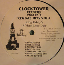 Load image into Gallery viewer, King Tubby : King Tubby's "African Love Dub" 1974 - 1979 (LP, Comp)