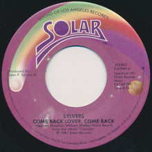 Load image into Gallery viewer, The Sylvers : Come Back Lover, Come Back (7")