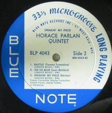 Load image into Gallery viewer, Horace Parlan Quintet : Speakin' My Piece (LP, Album, Mono)