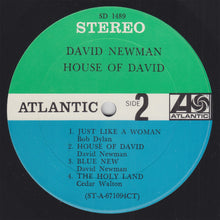 Load image into Gallery viewer, David "Fathead" Newman : House Of David (LP, Album, CT)
