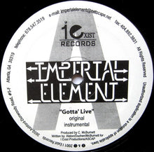 Load image into Gallery viewer, Imperial Element : Gotta' Live / Ominous (12", Single)