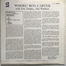 Load image into Gallery viewer, Ron Carter With Eric Dolphy, Mal Waldron : Where? (LP, Album, Mono, RE)
