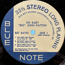 Load image into Gallery viewer, John Patton : Oh Baby! (LP, Album)