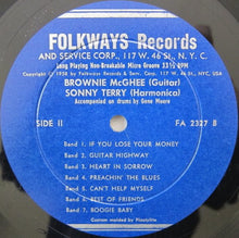 Load image into Gallery viewer, Sonny Terry & Brownie McGhee : Brownie McGhee And Sonny Terry Sing (LP, Album)