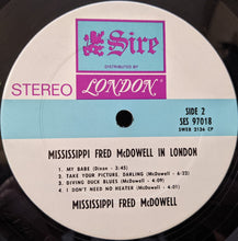 Load image into Gallery viewer, Mississippi Fred McDowell* : Mississippi Fred McDowell In London (LP, Album)