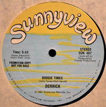 Load image into Gallery viewer, Derrick (4) : Boogie Times (12", Promo)