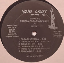 Load image into Gallery viewer, Stuffy* : Stuffy's Frozen Parachute Band (LP, Advance, Album)