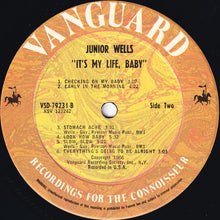 Load image into Gallery viewer, Junior Wells : It's My Life, Baby (LP, Album, RE)