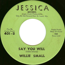 Load image into Gallery viewer, Willie Small : How High Can You Fly / Say You Will (7", Single)