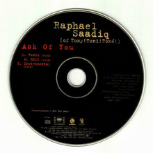 Load image into Gallery viewer, Raphael Saadiq : Ask Of You (Dallas Austin Remix) (CD, Single, Promo)