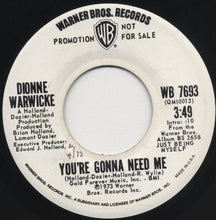 Load image into Gallery viewer, Dionne Warwicke* : (I'm) Just Being Myself (7", Single, Promo)