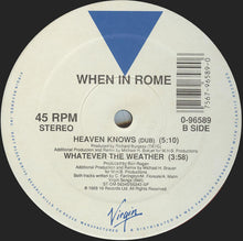 Load image into Gallery viewer, When In Rome : Heaven Knows (12")