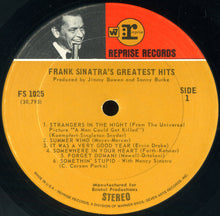 Load image into Gallery viewer, Frank Sinatra : Frank Sinatra's Greatest Hits (LP, Comp, Pit)