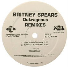 Load image into Gallery viewer, Britney Spears : Outrageous (Remixes) (12", Promo)