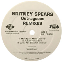 Load image into Gallery viewer, Britney Spears : Outrageous (Remixes) (12", Promo)