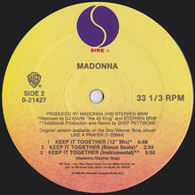 Load image into Gallery viewer, Madonna : Keep It Together (12", Maxi)