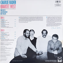 Load image into Gallery viewer, Charlie Haden, Ernie Watts, Alan Broadbent, Billy Higgins : Quartet West (LP, Album)