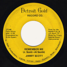 Load image into Gallery viewer, Jimmy Scott (6) : Remember Me (7", Yel)