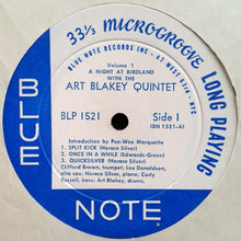 Load image into Gallery viewer, Art Blakey Quintet : A Night At Birdland, Volume 1 (LP, Comp, Mono, RE, RP)