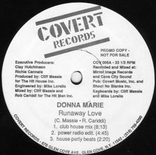 Load image into Gallery viewer, Donna Marie (2) : Runaway Love (12", Promo)