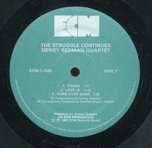 Load image into Gallery viewer, Dewey Redman Quartet : The Struggle Continues (LP, Album)