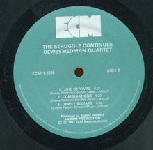 Load image into Gallery viewer, Dewey Redman Quartet : The Struggle Continues (LP, Album)