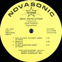 Load image into Gallery viewer, Gus Poole : Soul Revolution (LP, Album)